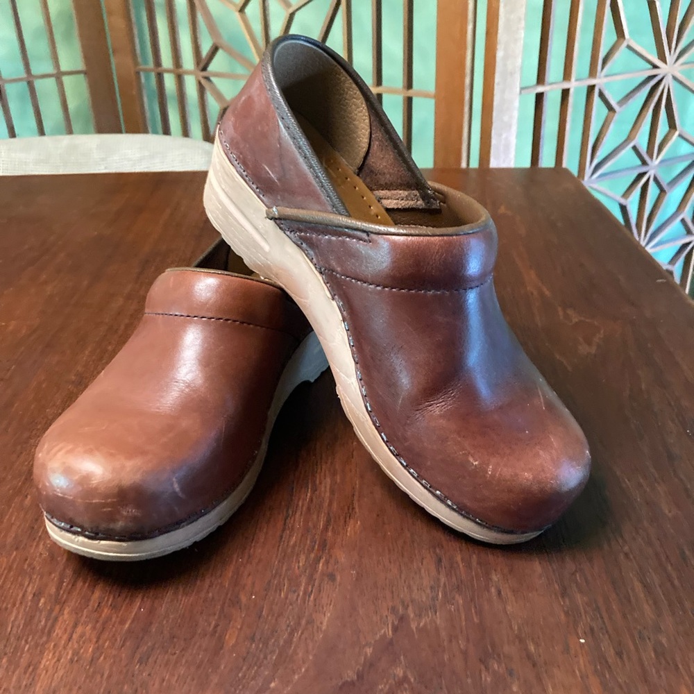 Dansko sanita leather professional clog